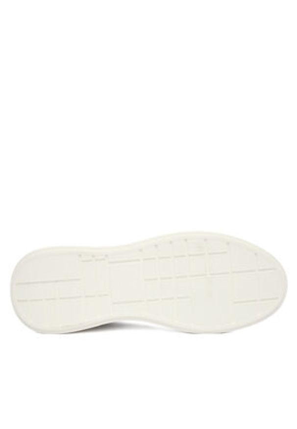 Calvin Klein Sneakersy Chunky Cupsole Laceup Lth Aop YW0YW02058 Biały. Kolor: biały. Materiał: skóra