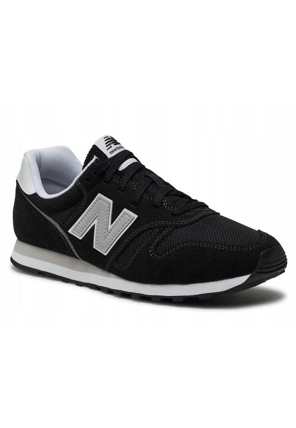 Buty lifestyle Męskie New Balance ML373KB2. Okazja: na co dzień. Kolor: biały, wielokolorowy, czarny. Materiał: skóra. Model: New Balance 373. Sport: turystyka piesza