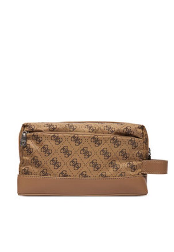 Guess Kosmetyczka PMBENP P6161 Beżowy. Kolor: beżowy. Materiał: materiał