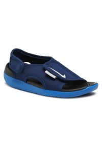 Sandały Nike - Sunray Adjust 5 V2 (Gs/Ps) DB9562 401 Blue Void/Pure Platinum. Kolor: niebieski. Materiał: materiał. Sezon: lato. Styl: wakacyjny, klasyczny #1