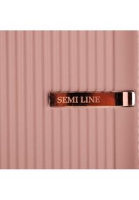 Semi Line Walizka duża T5664-5 Różowy. Kolor: różowy #9