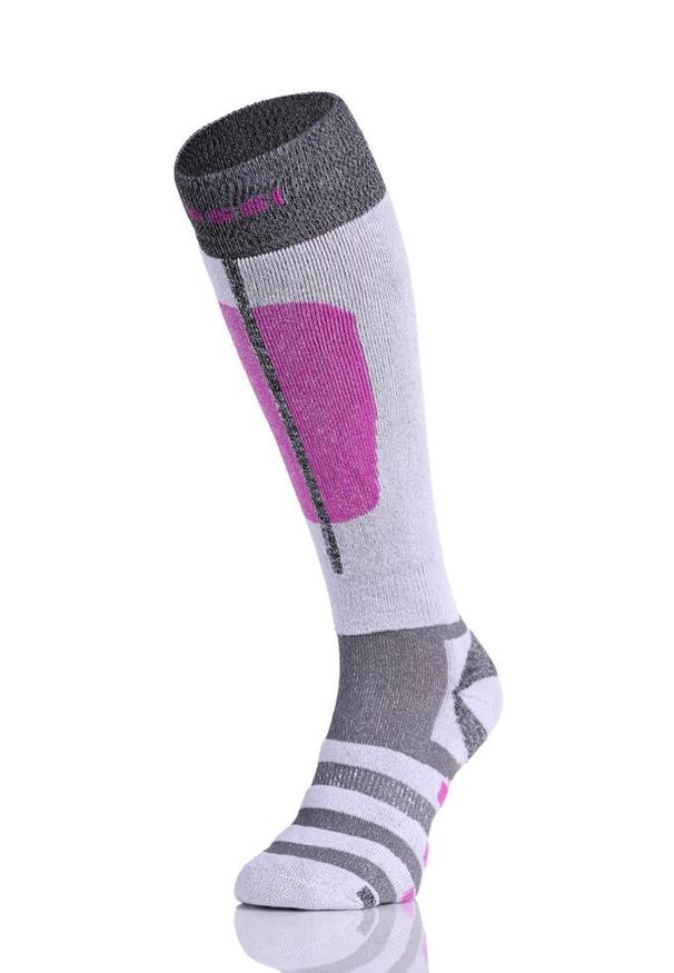 NESSI SPORTSWEAR - Skarpetki narciarskie Unisex Nessi Sportswear. Kolor: biały, wielokolorowy, różowy. Sport: narciarstwo