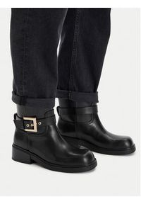 Armani Exchange Botki XW001654 AF17476 UC001 Czarny. Kolor: czarny. Materiał: skóra #4