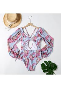 Intica - Strój kąpielowy z długim rękawem UV ochrona szybkoschnący Zwaanhilde. Kolor: wielokolorowy. Materiał: materiał. Długość: długie #5