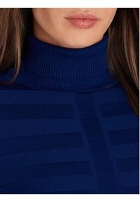 Morgan Golf 132-MENTOS.M Niebieski Slim Fit. Typ kołnierza: golf. Kolor: niebieski. Materiał: wiskoza #3