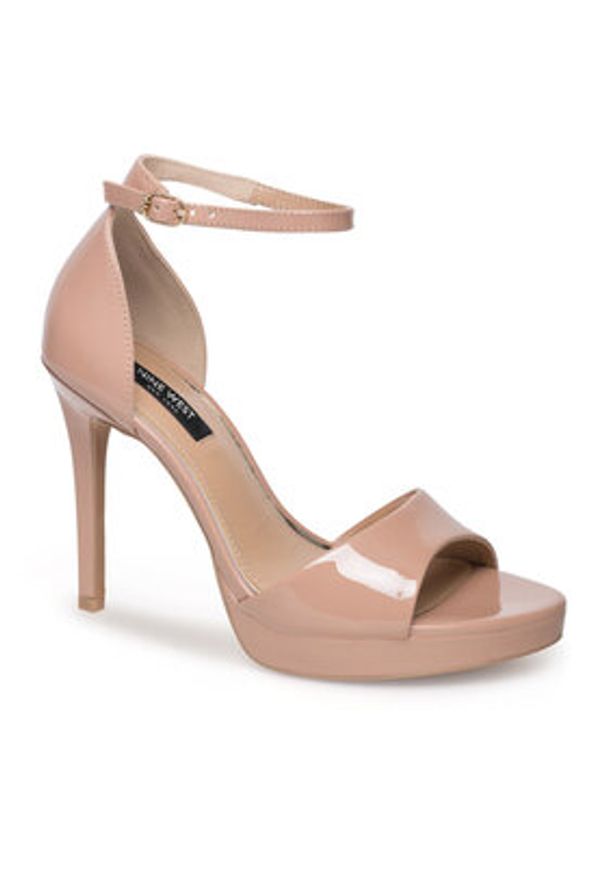 Nine West Sandały WFA2733-2 Beżowy. Kolor: beżowy. Materiał: syntetyk