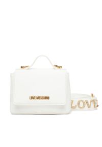Love Moschino - LOVE MOSCHINO Torebka JC4279PP0MKI0100 Biały. Kolor: biały. Materiał: skórzane