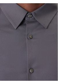 Calvin Klein Koszula LV04LB145G Szary Slim Fit. Kolor: szary. Materiał: bawełna #6
