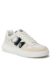 Calvin Klein Jeans Sneakersy Chunky Cupsole Lth Nbs Dc YM0YM00897 Biały. Kolor: biały