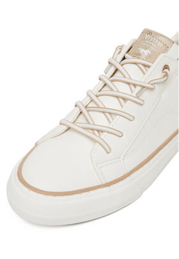 Mustang Sneakersy 1272-311 Biały. Kolor: biały. Materiał: skóra