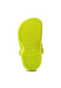 Chodaki Crocs Classic Clog Jr 206990-76M żółte. Zapięcie: pasek. Kolor: żółty. Materiał: materiał. Wzór: paski. Sezon: lato #5