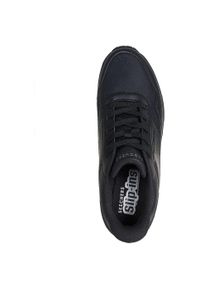 skechers - Adidasy Skechers Uno-banksia Luxe, Mężczyźni. Kolor: czarny. Materiał: skóra ekologiczna, materiał. Sport: fitness