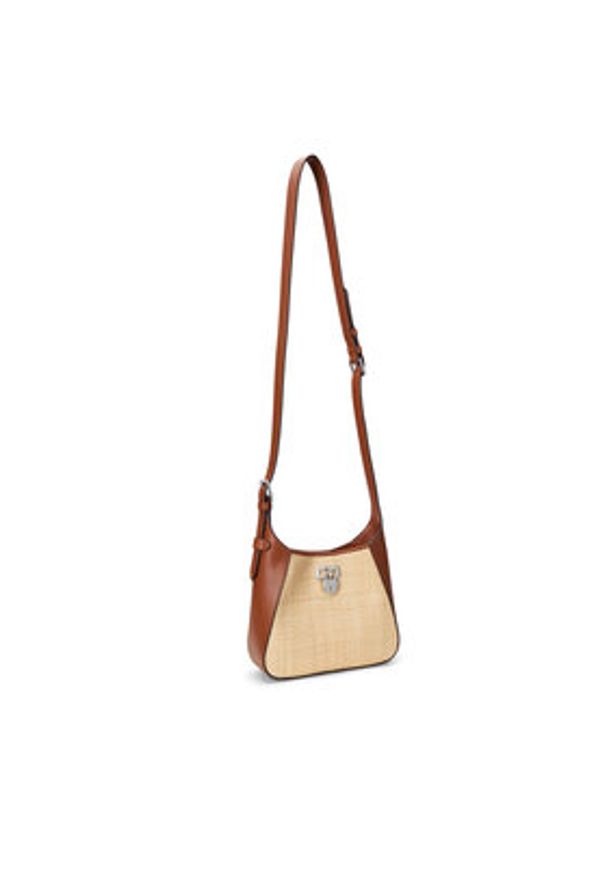 Lauren Ralph Lauren - LAUREN RALPH LAUREN Torebka 431966751001 Brązowy. Kolor: brązowy. Materiał: skórzane
