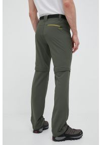 CMP spodnie męskie kolor zielony proste. Kolor: zielony. Materiał: tkanina. Wzór: gładki #4