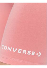 Converse Szorty sportowe Wordmark 10024539-A05 Różowy Slim Fit. Kolor: różowy. Materiał: bawełna #3