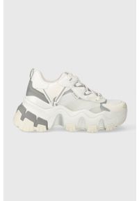 Buffalo sneakersy Norion kolor beżowy 1622379. Zapięcie: sznurówki. Kolor: beżowy. Materiał: guma. Obcas: na platformie #1