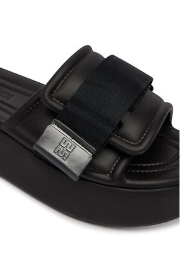 melissa - Melissa Klapki Melissa Free Fuzzy Slide Platform Ad 37835 Czarny. Kolor: czarny. Obcas: na platformie