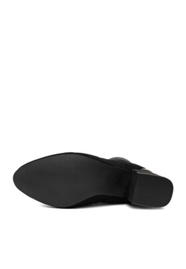 DeeZee Kozaki CF221208 Czarny. Kolor: czarny. Materiał: materiał