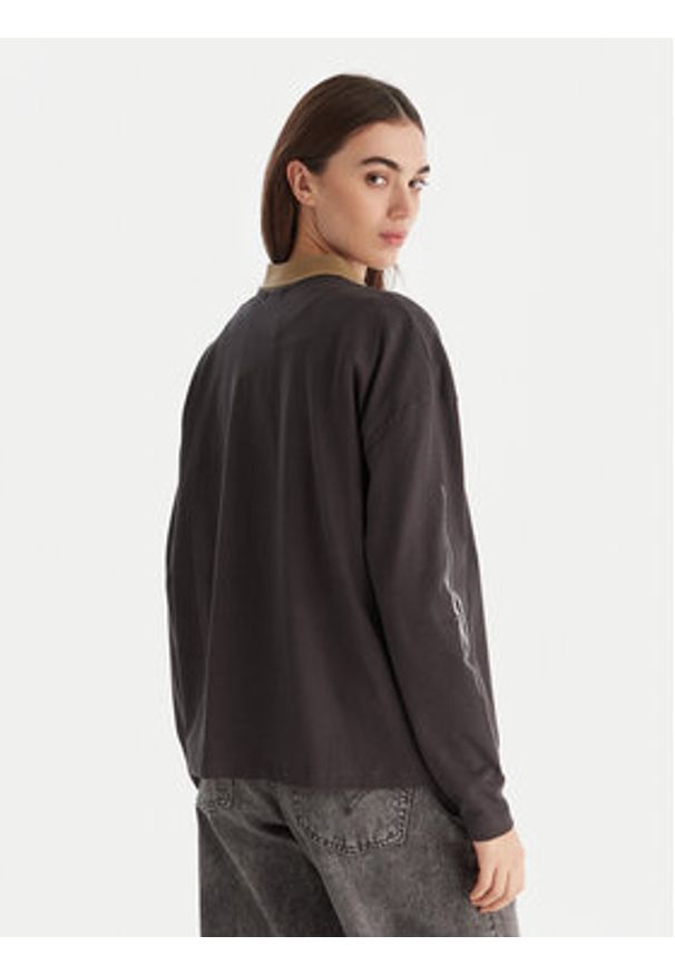 Quiksilver Polo Mercury Standard EQWKT03203 Szary Regular Fit. Typ kołnierza: polo. Kolor: szary. Materiał: bawełna