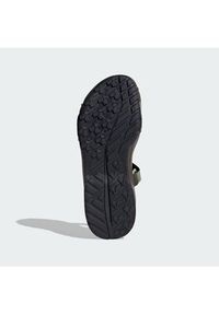 Adidas - adidas Sandały Terrex Hydroterra JR8411 Khaki. Kolor: brązowy. Materiał: materiał #3
