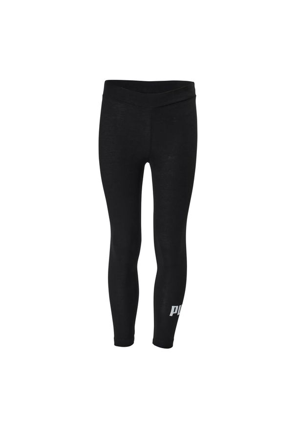 Puma - Legginsy Dla Dziewczynki Logo Essential. Kolor: czarny