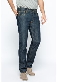 Levi's® - Levi's - Jeansy 501 Marlon Regular Fit. Stan: obniżony. Kolor: niebieski. Materiał: jeans. Wzór: gładki, aplikacja. Styl: klasyczny #1