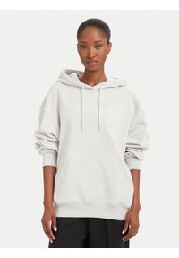 Adidas - adidas Bluza Essentials KT4722 Szary jasny Oversize. Kolor: szary. Materiał: bawełna #1