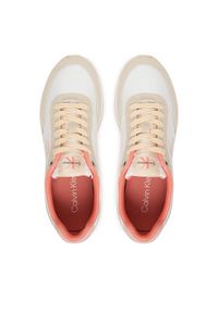 Calvin Klein Sneakersy Retro Runner Lace Up YW0YW01990 Biały. Kolor: biały. Materiał: materiał #6