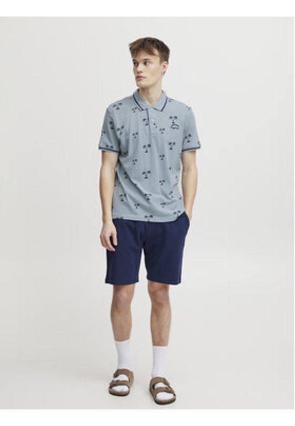 Blend Polo 20715468 Niebieski Regular Fit. Typ kołnierza: polo. Kolor: niebieski. Materiał: bawełna