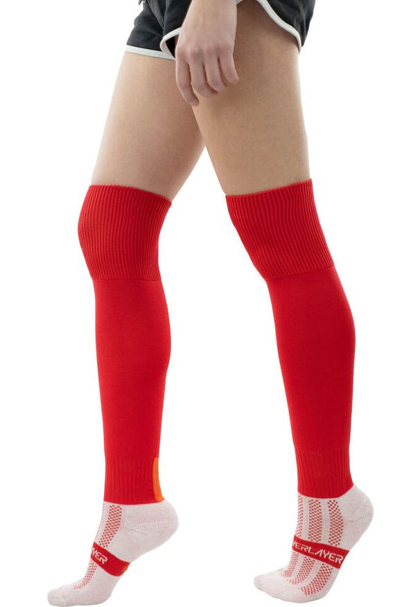 ZEAGLE - Skarpetki kolanowe dla dzieci Scarlet Rood 31-33 - PlayerLayer Jr.. Kolor: czerwony