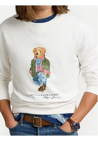 Polo Ralph Lauren Bluza 710953718004 Biały Regular Fit. Typ kołnierza: polo. Kolor: biały. Materiał: bawełna #5