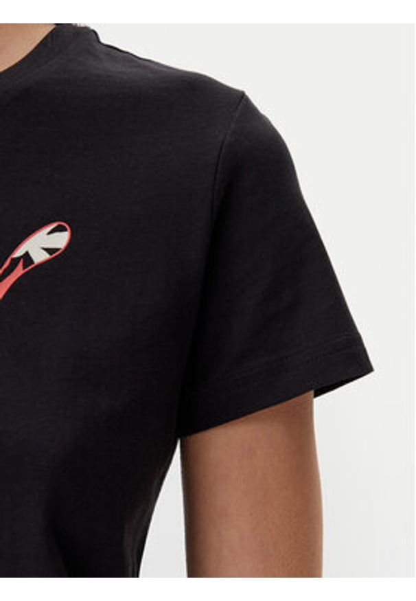 Puma T-Shirt Floral Cat 685081 Czarny Regular Fit. Kolor: czarny. Materiał: bawełna