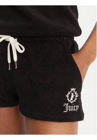 Juicy Couture Kombinezon Applique Terry JCWFP126316 Czarny Regular Fit. Kolor: czarny. Materiał: bawełna #5
