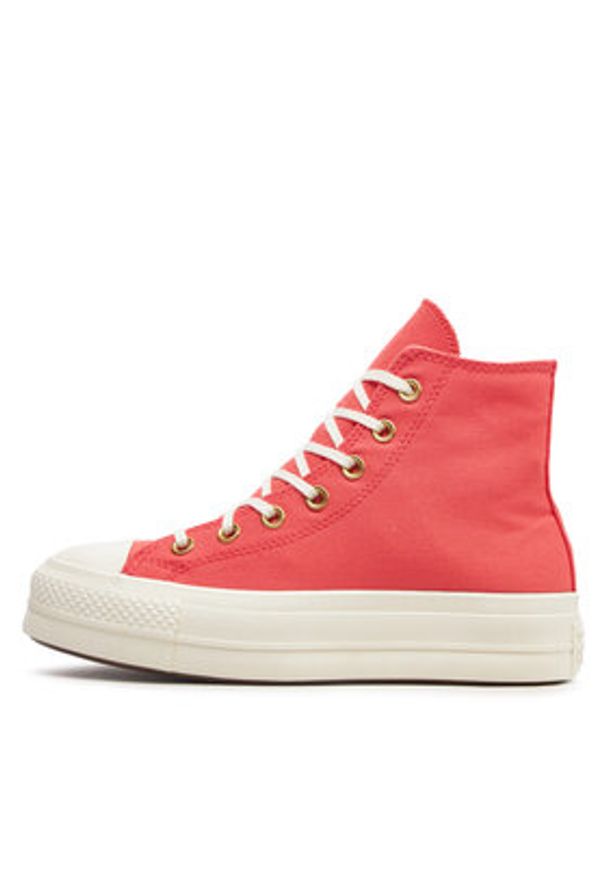 Converse Trampki Chuck Taylor All Star Lift Platform Canvas A09914C Różowy. Kolor: różowy. Materiał: materiał. Obcas: na platformie