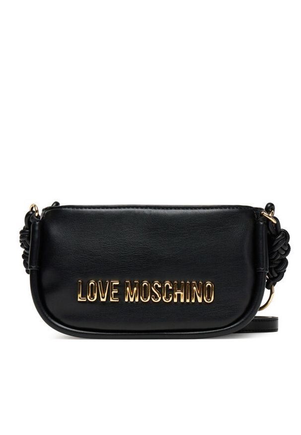 Love Moschino - LOVE MOSCHINO Torebka JC4235PP0MKL0000 Czarny. Kolor: czarny. Materiał: skórzane
