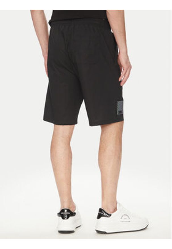Karl Lagerfeld - KARL LAGERFELD Szorty sportowe 265709 552600 Czarny Regular Fit. Kolor: czarny. Materiał: bawełna. Styl: sportowy