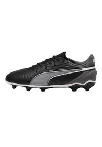 Puma - Buty Piłkarskie King Match Dla Dzieci. Kolor: czarny. Sport: piłka nożna