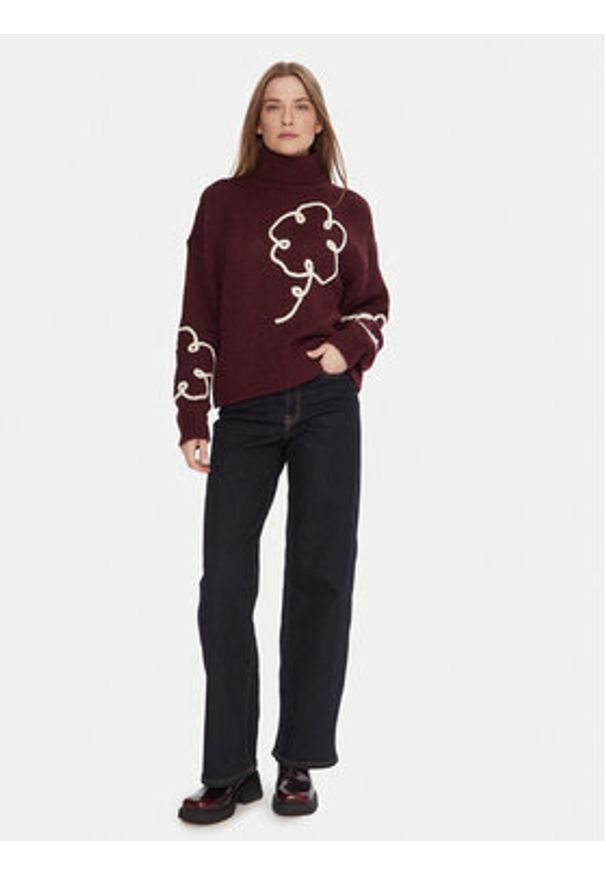 only - ONLY Jeansy Madison 15352206 Granatowy Wide Leg. Kolor: niebieski