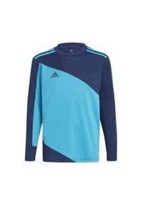 Adidas - Bluza bramkarska dla dzieci adidas Squadra 21 Goalkeeper Jersey Youth. Kolor: niebieski. Materiał: jersey