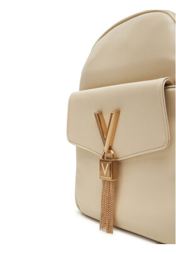 VALENTINO - Valentino Plecak Stella VBS9AK20 Écru. Materiał: skóra