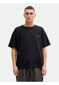 Jack & Jones T-Shirt Montauk Back 12290892 Czarny Regular Fit. Kolor: czarny. Materiał: bawełna #8