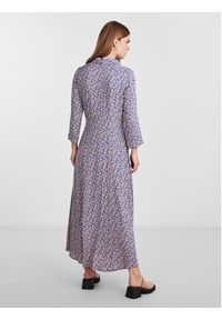 YAS Sukienka koszulowa Savanna 26022663 Kolorowy Loose Fit. Materiał: wiskoza. Wzór: kolorowy. Typ sukienki: koszulowe