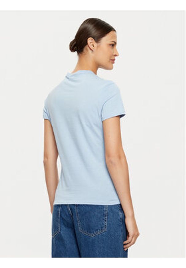 Calvin Klein T-Shirt K20K208061 Błękitny Regular Fit. Kolor: niebieski. Materiał: bawełna