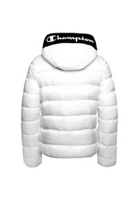 Champion - Kurtka turystyczna damska Down Jacket. Typ kołnierza: kaptur. Kolor: biały. Materiał: poliamid #2