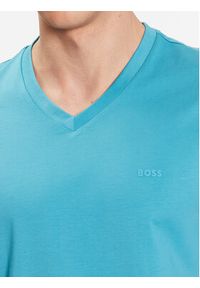 BOSS - Boss T-Shirt Terry 01 50468348 Błękitny Regular Fit. Kolor: niebieski. Materiał: bawełna #3