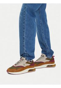 Beverly Hills Polo Club Sneakersy EO-L240061 Beżowy. Kolor: beżowy. Materiał: zamsz, skóra