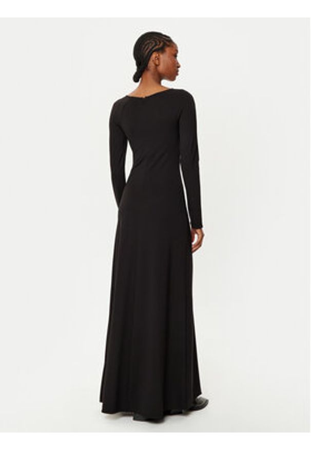 Armani Exchange Sukienka koktajlowa XW000092 AF10805 UC001 Czarny Slim Fit. Kolor: czarny. Materiał: syntetyk. Styl: wizytowy