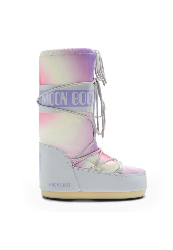 Śniegowce damskie Moon Boot Icon Tie Dye glacier