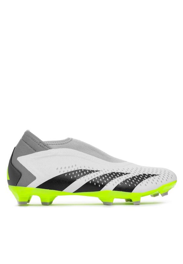 Adidas - adidas Buty do piłki nożnej Predator Accuracy.3 Laceless Firm Ground Boots GZ0021 Biały. Kolor: biały