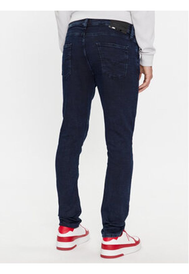 Guess Jeansy M4RA27 D58P1 Granatowy Super Skinny Fit. Kolor: niebieski